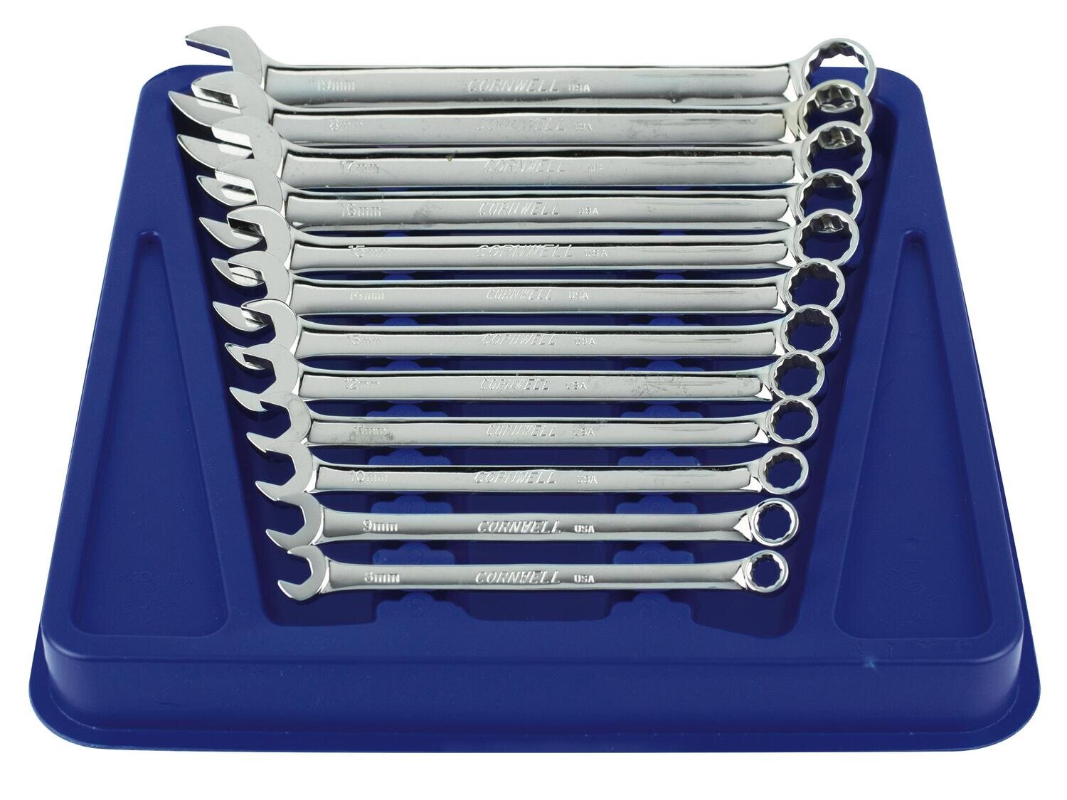 WCM112STSS - 12 Piece Metric Combination Wrench Set, 12 Point