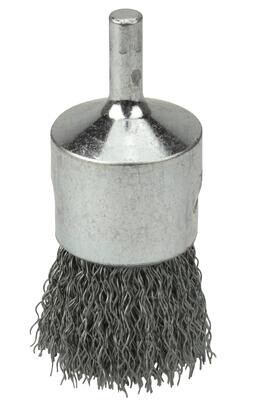 AN10012 - 1" Crimped Wire End Brush, .020" Steel Fill