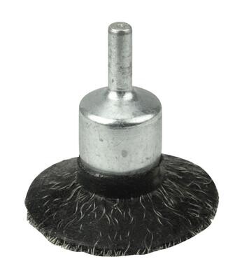 AN35233 - 2" Polyflex Encapsulated Circular Flared Crimped Wire End Brush, .0104" Steel Fill
