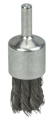 AN10026 - 3/4" Knot Wire End Brush, .020 Steel Fill