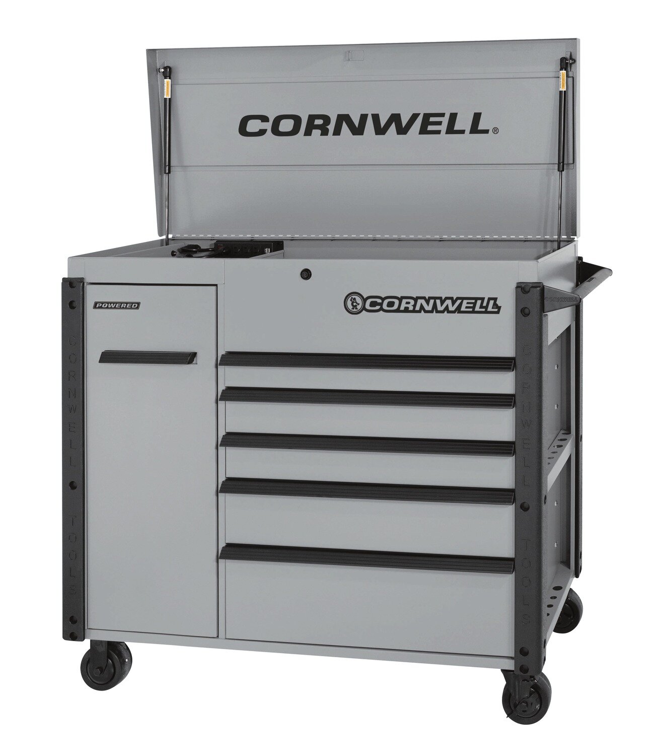 Cornwell tool cart with power drawer deals