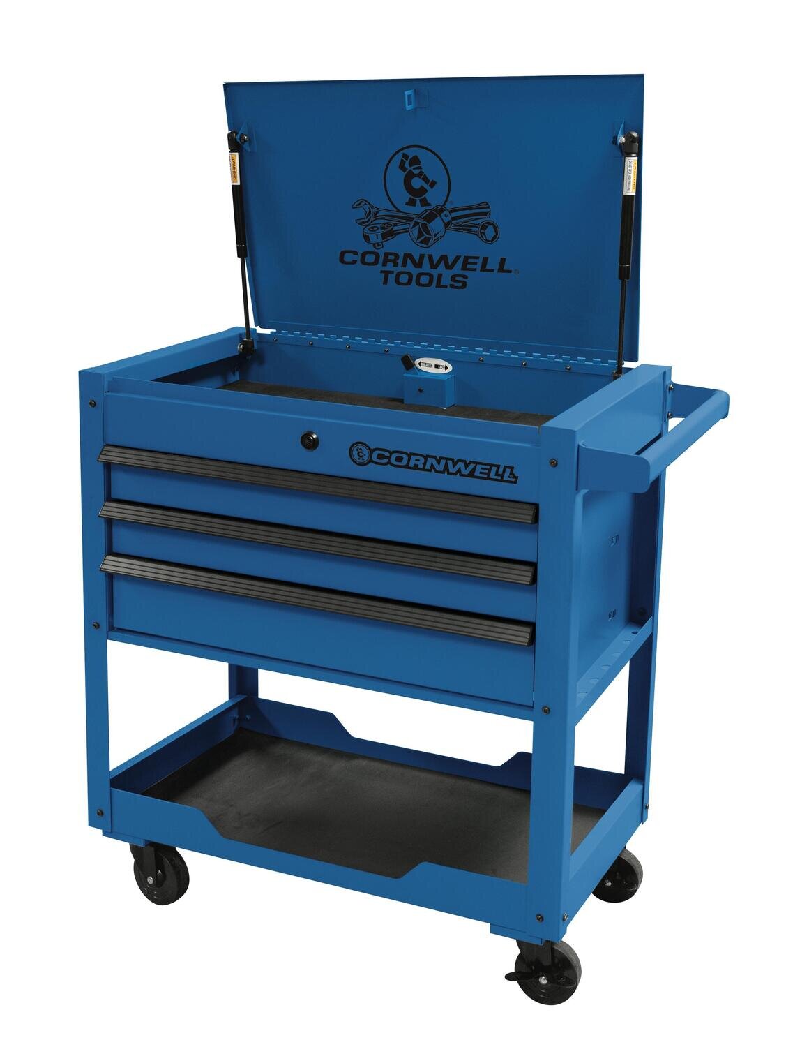 CTBF323KB 3 Drawer Service Cart Corporate Blue