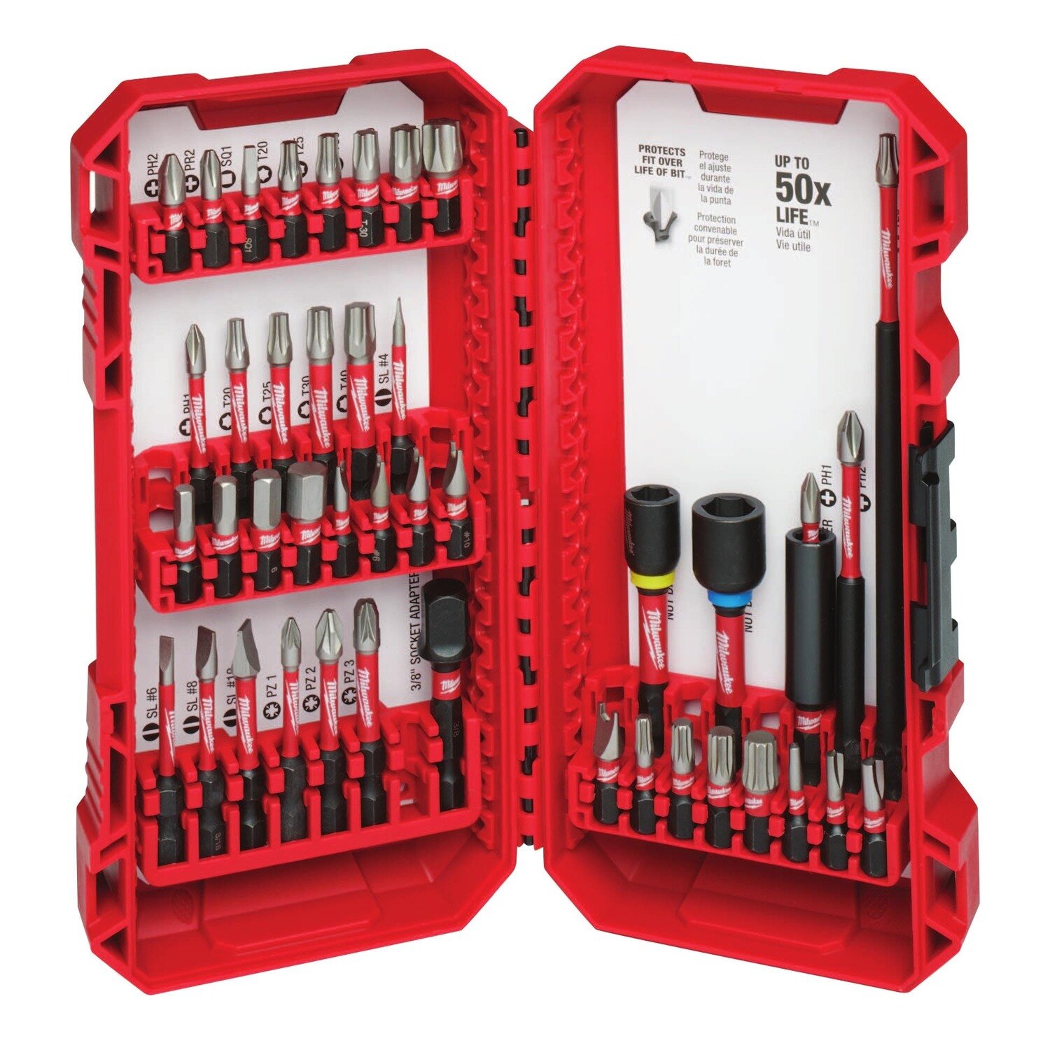 Milwaukee® SHOCKWAVE™ RED HELIX™ 15-Piece Titanium Drill - View #2
