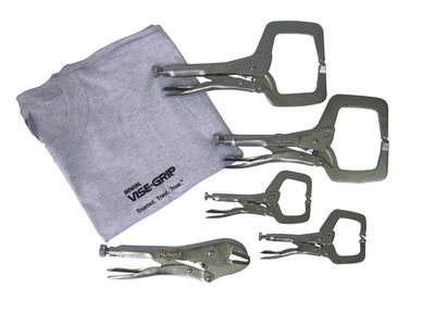 VG74 - 5 Piece Vise-Grip® Clamp Set with T-shirt