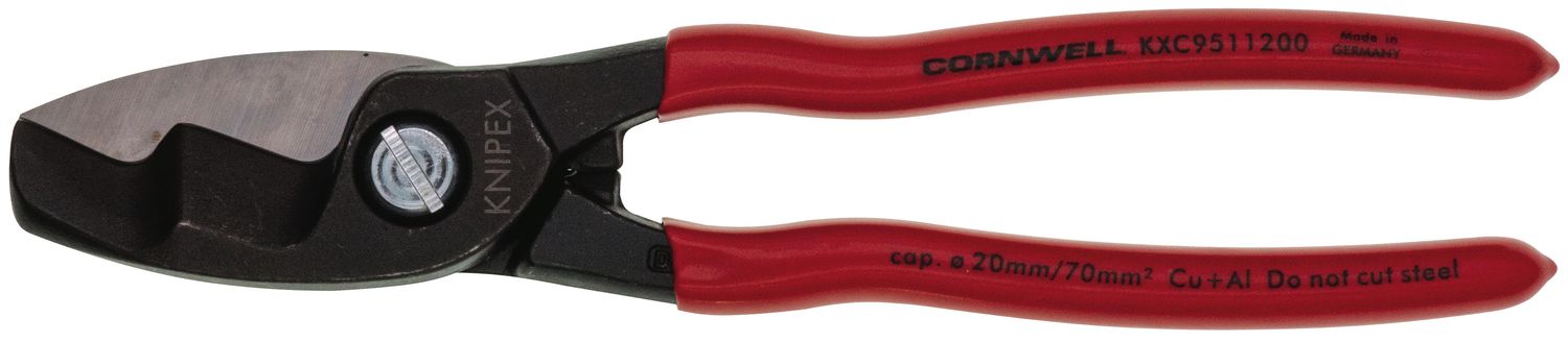 KXC9511200 - 8” Cable Shears w/ Twin Cutting Edge