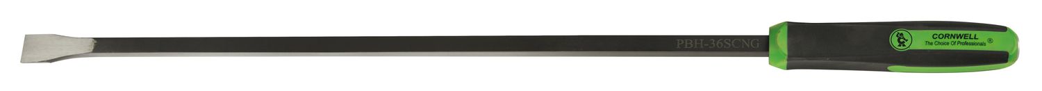 PBH36SCNG - 36" Straight Tip Handled Pry Bar, Neon Green