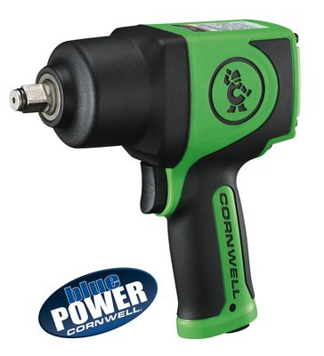 CAT4280GA - 1/2” Cornwell® bluePOWER® Super Duty Impact Wrench, Neon Green