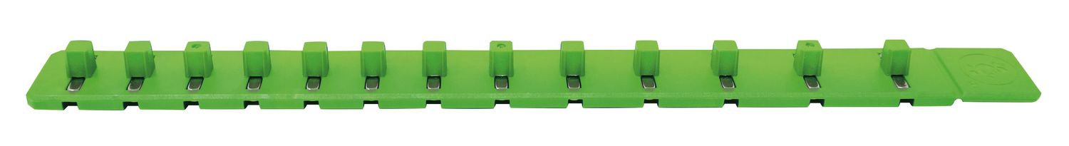 ECFMR14G - 1/4" Drive Flexible Green Magnetic 13 Tab Socket Rail