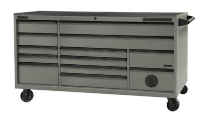 CTSASR7913KSM - ARCA® 79” 13-Drawer Triple Bank Roller Cabinet, Smoke