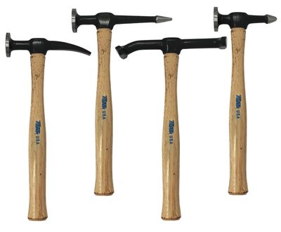 FA694K - 4 Piece Wooden Handle Hammer Set