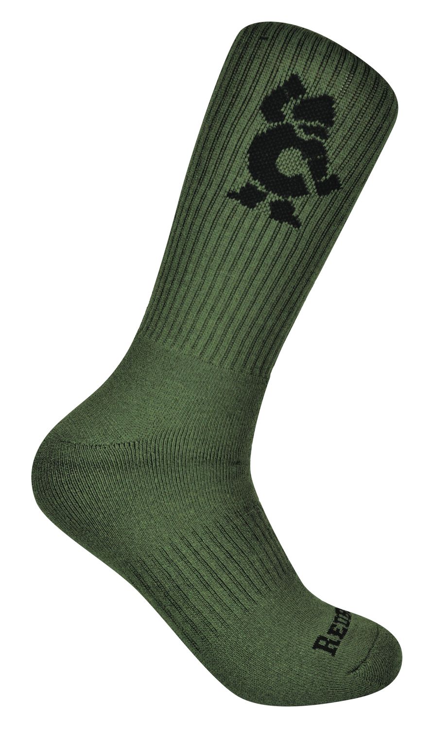 RBB05 - Cornwell® Crew Socks, Olive Green/Black (6-Pack)
