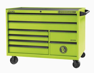 CTSASR578KTG - ARCA® 57” 8-Drawer Double Bank Roller Cabinet, Nitro Green