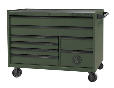 CTSASR578KVG - ARCA® 57” 8-Drawer Double Bank Roller Cabinet, Valor Green