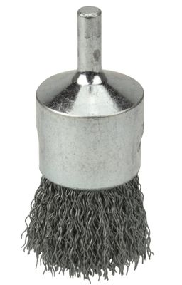 AN10012 - 1&quot; Crimped Wire End Brush, .020&quot; Steel Fill