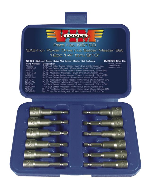 VMNS100 - 12 Piece SAE Nut Setter Master Set