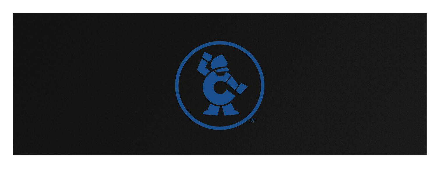 CTBRA84BMAG - 84" Cabinet Magnetic Top w/ Corporate Blue Ironman