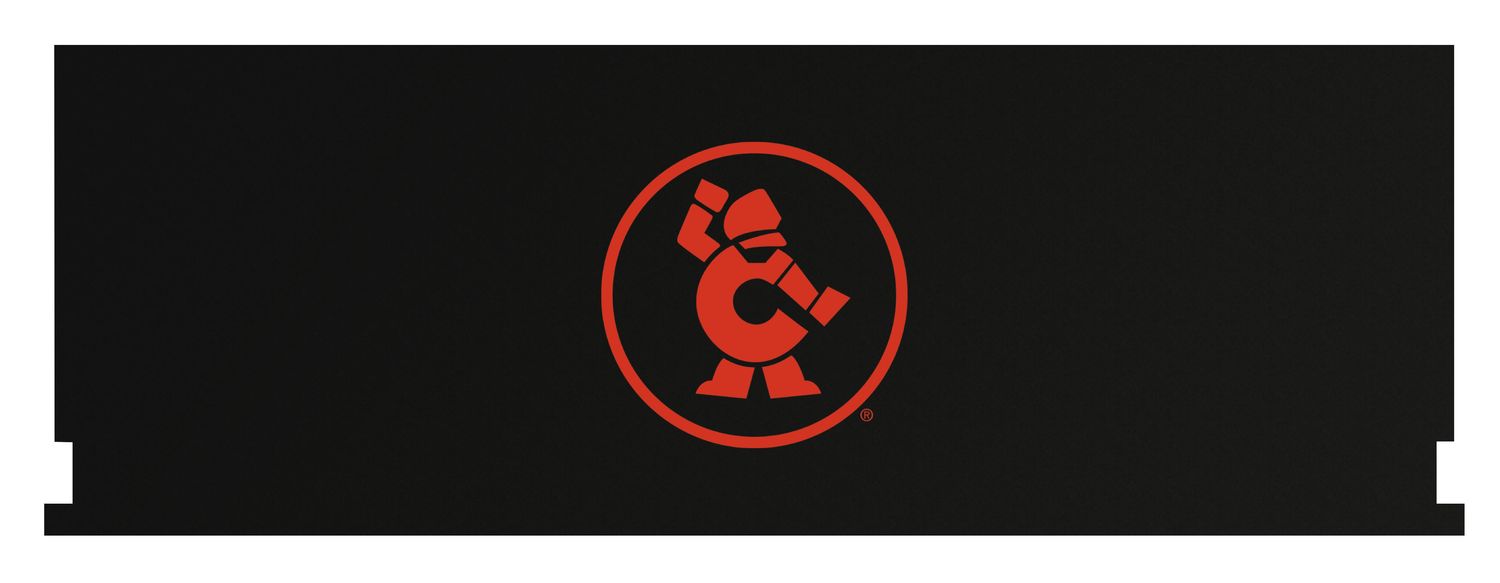 CTBCA84OMAG - 84&quot; Cabinet/Canopy Magnetic Top w/ Atomic Orange Ironman