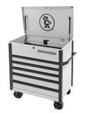 CTSSCF395KVP - 39&quot; 5-Drawer USA Flip Top Service Cart, Vapor