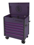 CTSSCF395UPR - 39&quot; 5-Drawer USA Flip Top Service Cart, Purple Rain/Purple