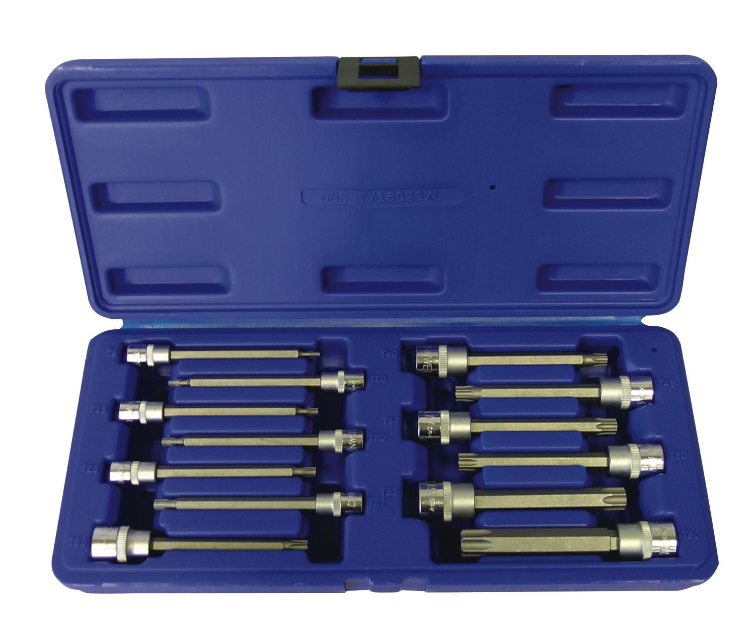 CBSTX1302SXL - 13 Piece 1/4” &amp; 3/8” Drive Long Star Bit Socket Set