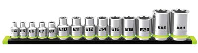 GEES14S - 14 Piece RPT E-Star Socket Set