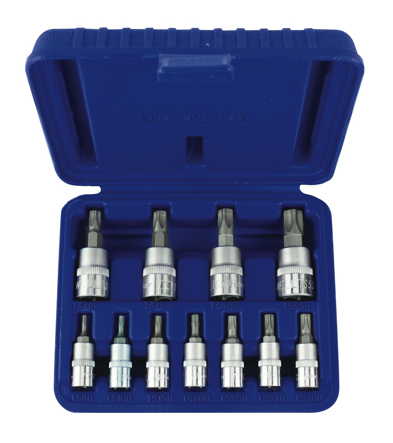 CBSTSH1102S - 11 Piece 1/4” &amp; 3/8” Drive 5 Star Tamperproof Bit Socket Set