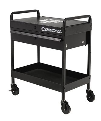 CTBF301KMK - Flip Top Service Cart, Matte Black