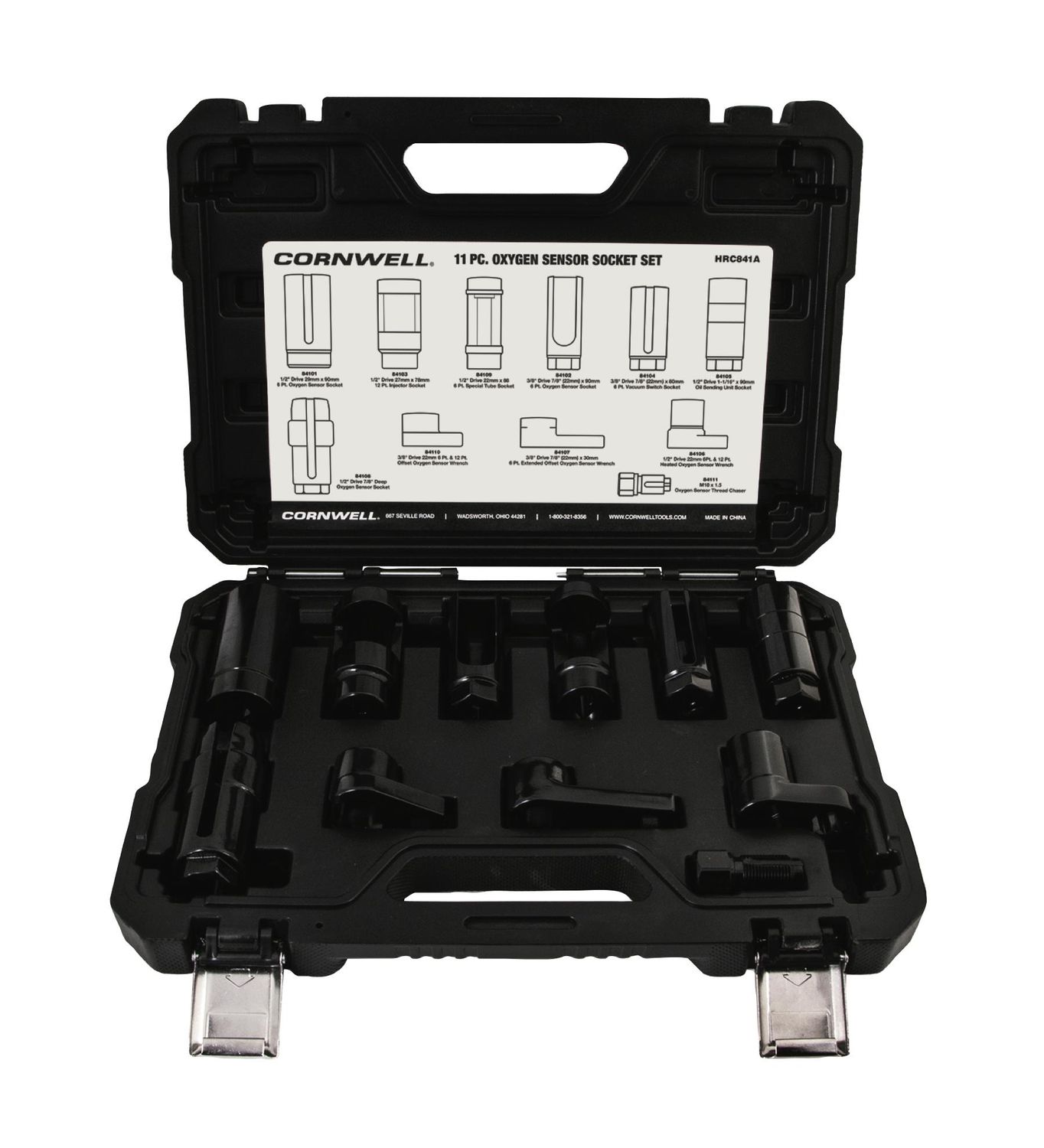 HRC841A - 11 Piece O2 Sensor Socket Set