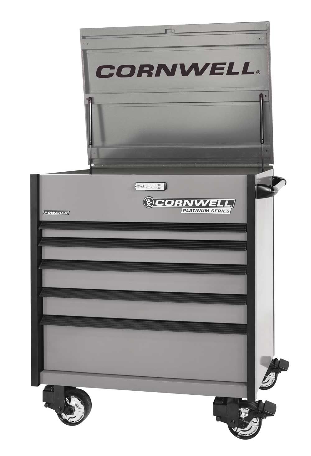 CTSPPF405KSM - (BTO) PLATINUM PLUS™ 5-Drawer Flip Top Cart, Smoke