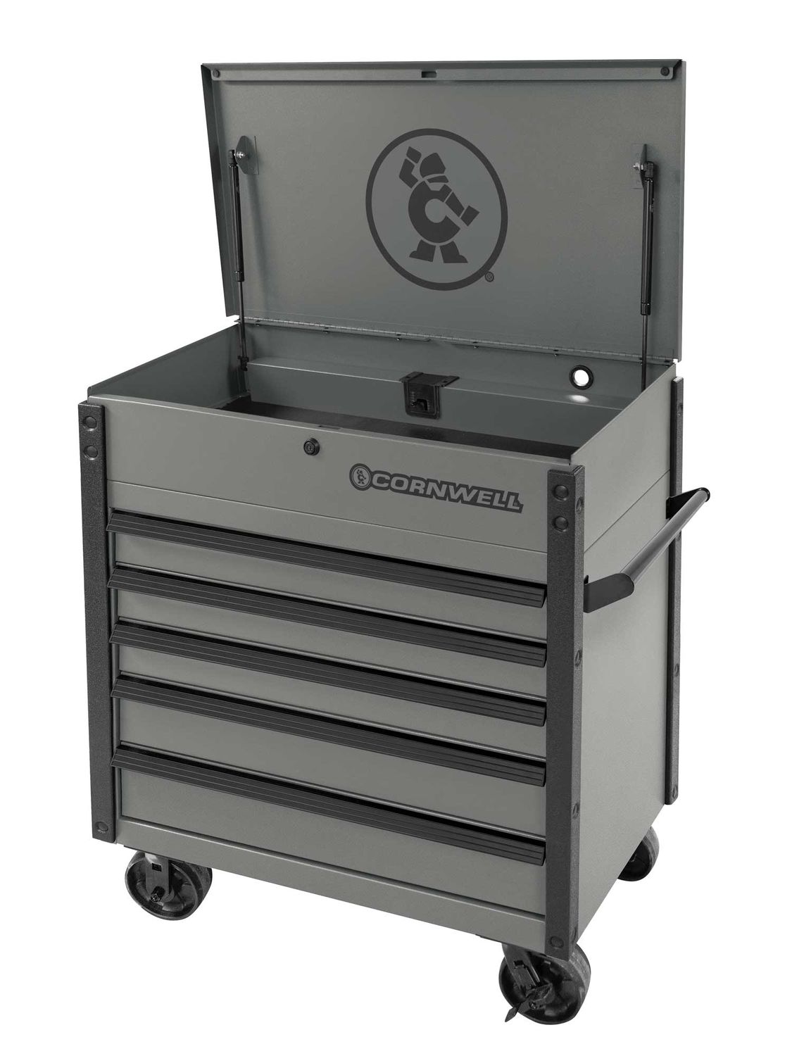 CTSSCF395KST - 39&quot; 5-Drawer USA Flip Top Service Cart, Storm