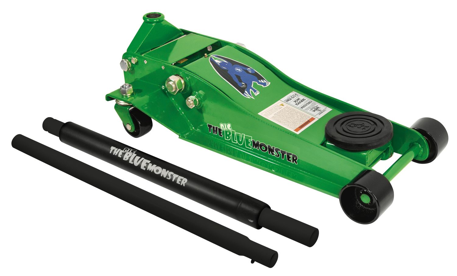 CSESJ350ANG - 3-1/2 Ton “Big Blue Monster” Service Jack, Neon Green