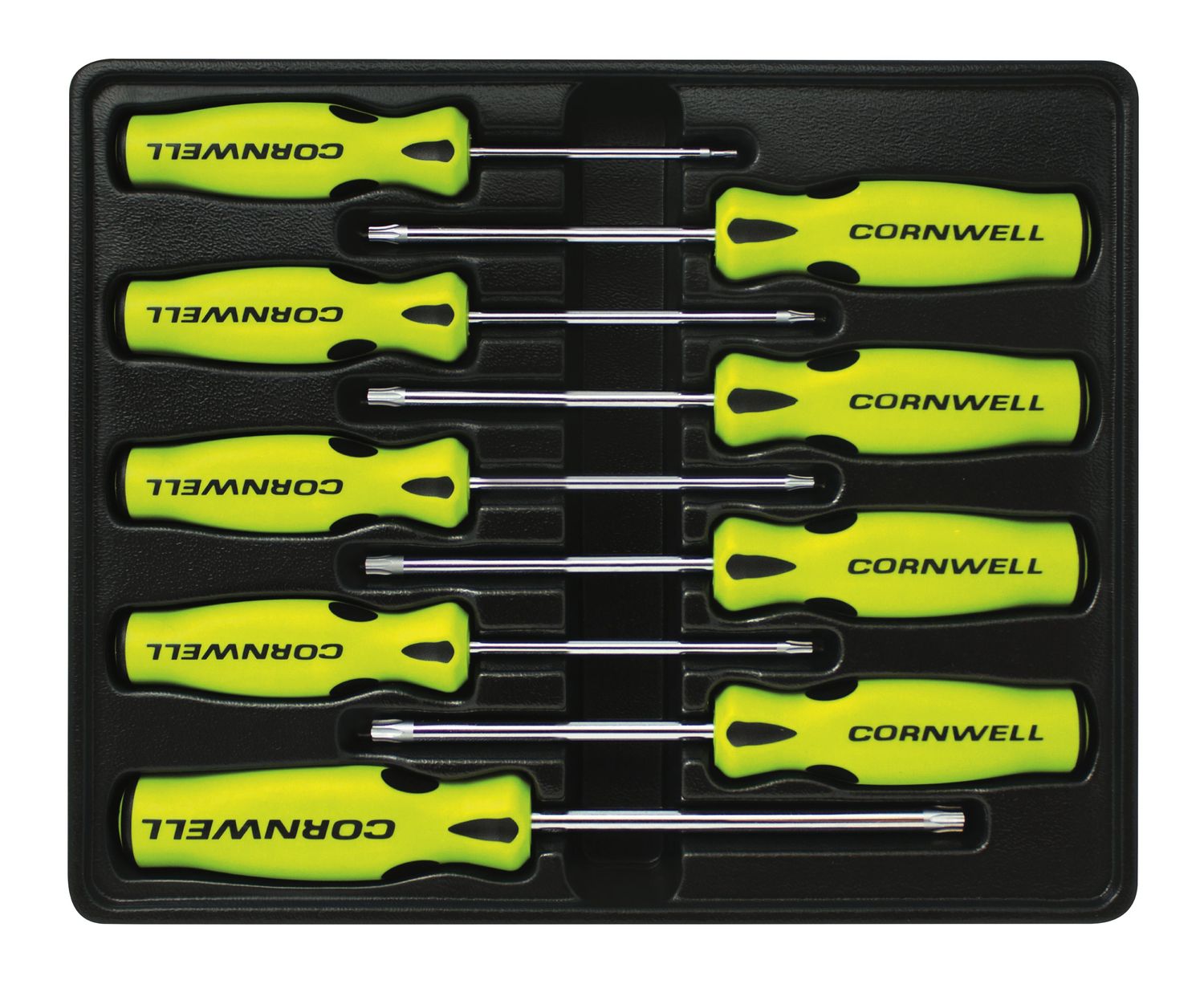 CSD89TPSY - 9 Piece Tamperproof Star Screwdriver Set, Yellow