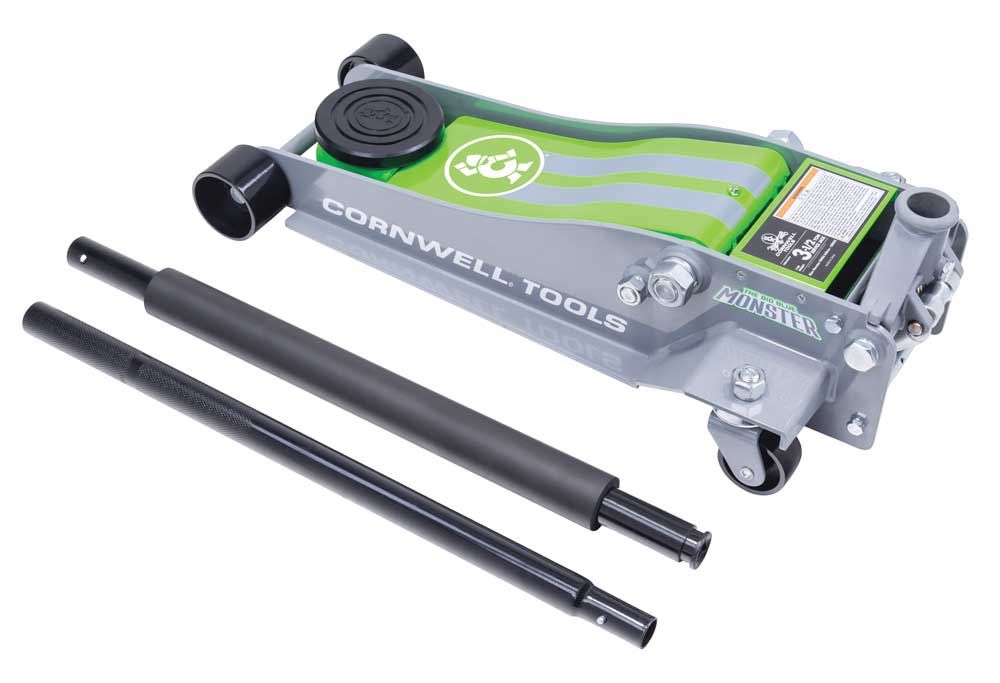 CSESJ350NG - 3-1/2 Ton Service Jack, Blue Monster NHRA Edition (Green)