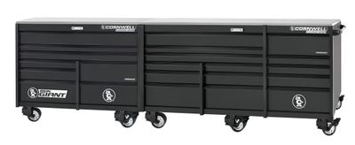 XPCTSPPR14022KSH - PLATINUM PLUS™ 140&quot; 22-Drawer Iron Giant Roller Cabinet, Shadow