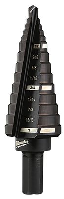 MWE48899208 - #8 Step Drill Bit,  1/2&quot; - 1&quot;