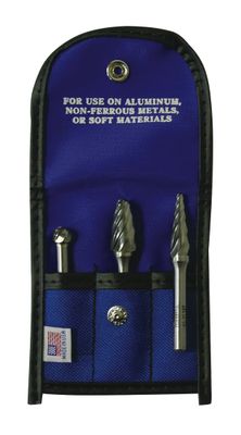 SGCB3AL - 3 Piece Non-Ferrous Bur Set