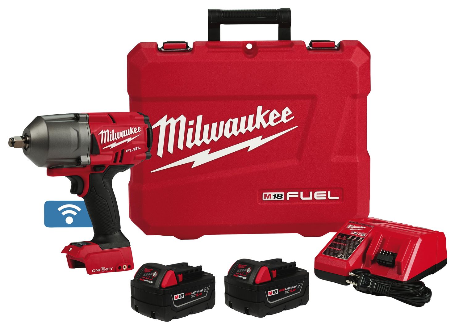 MWE286322R - M18 FUEL™ w/ ONE-KEY™ 1/2” Impact Wrench Kit