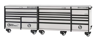 XPCTSPPR14019KVP - PLATINUM PLUS™ 140&quot; 19-Drawer Iron Giant Roller Cabinet, Vapor