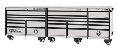 XPCTSPPR14022KVP - PLATINUM PLUS™ 140&quot; 22-Drawer Iron Giant Roller Cabinet, Vapor