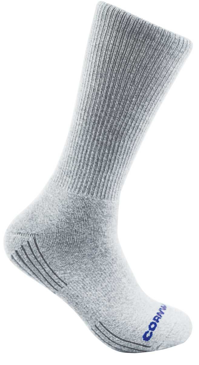 RBBBCG - Cornwell® Bamboo Crew Sock, Gray (6-Pack)