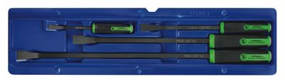 PBH4CSTNG - 4 Piece Handled Pry Bar Set, Neon Green
