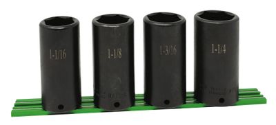 STI324L1SP - 4 Piece 1/2” Drive SAE Deep Power Socket Set, 6 Point