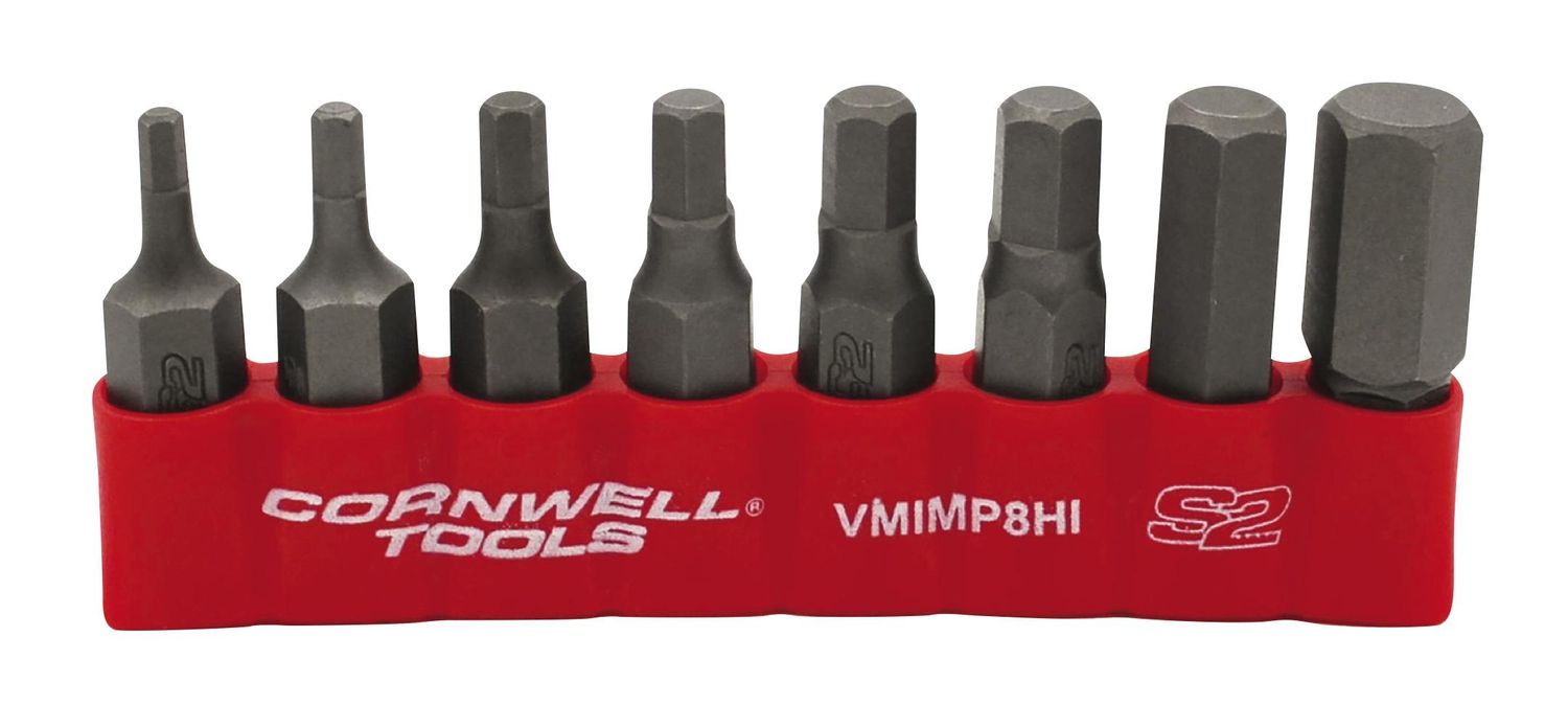 VMIMP8HI - 8 Piece 5/16&quot; Drive Hex Impact Bit Set