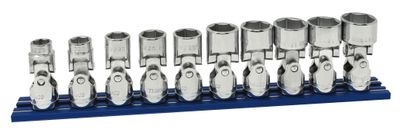 TSMU2210P - 10 Piece 3/8” Drive Metric Universal Socket Set, 6 Point