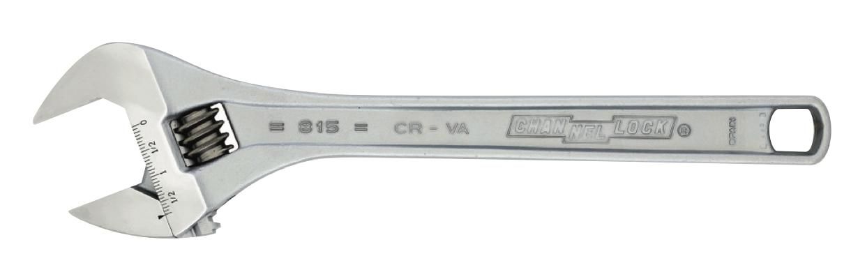 CL815 - 15&quot; Chrome Adjustable Wrench
