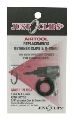 JUJC7505 - 3/4&quot; Dr. Retaining Clip/O-Ring (5-Pack)