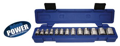 CBP2 - 13 Piece 3/8&quot; Drive Cornwell® bluePOWER® SAE Socket Set, 6 Point