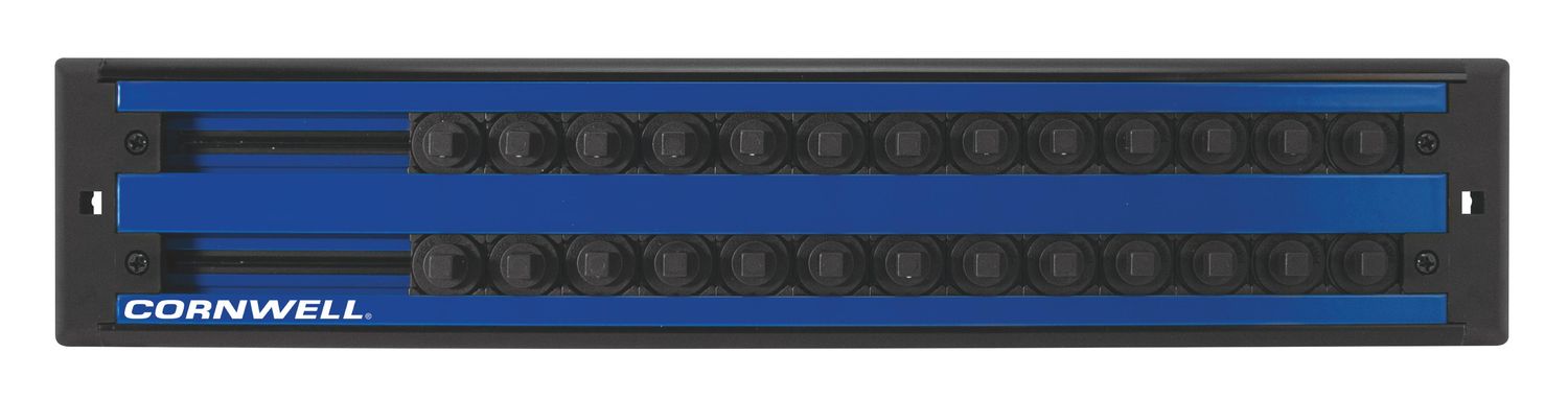 MSCLASDR25B - 1/4&quot; Drive Double Row Lock-A-Socket Tray, Blue