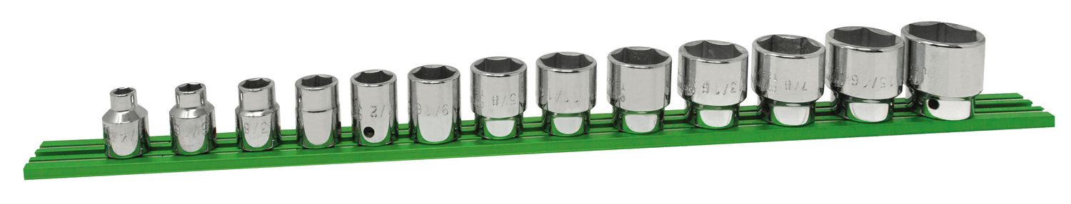 ST2213SP - 13 Piece 3/8” Drive SAE Socket Set, 6 Point