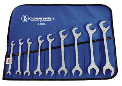 WAP9S - 9 Piece SAE Polished Angle Wrench Set